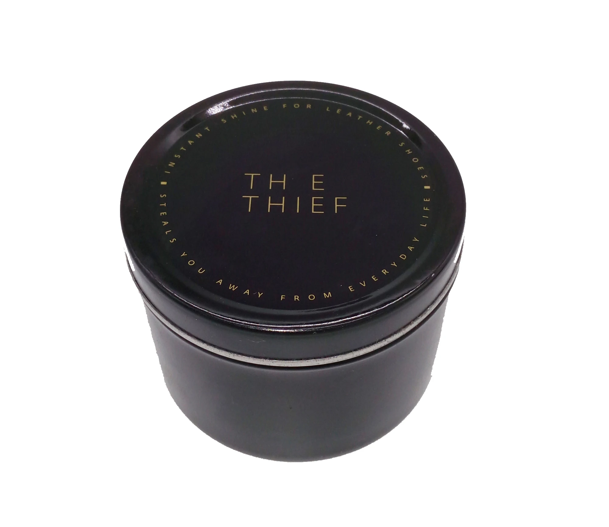 
mini traditional classical brand hotel shoe shine sponge with tin case 