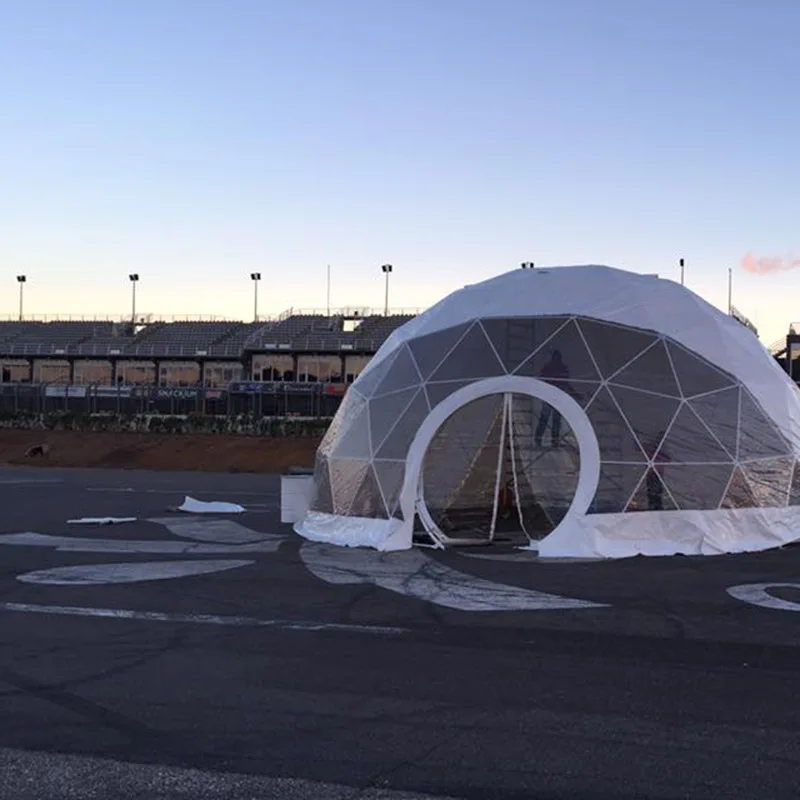 Travel Outdoor Transparent Restaurant Spherical Dome Exhibition Tent