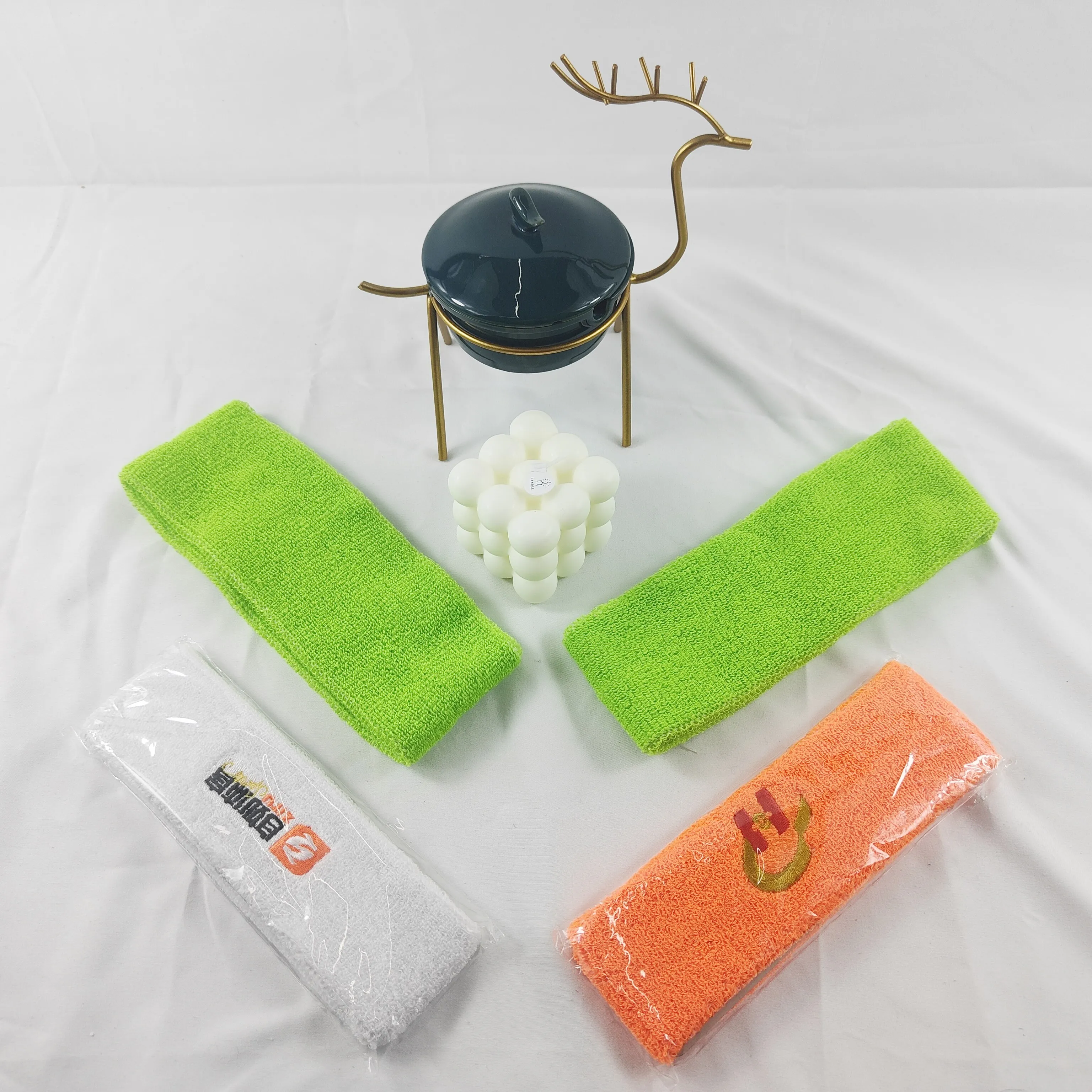 Customized Logo Colorful Fast Absorption Tennis Sweatbands Sweat Headband