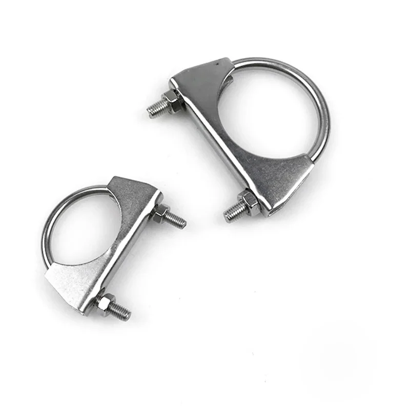 Exhaust silencer galvanized steel U bolt hose clamp for tube pipe