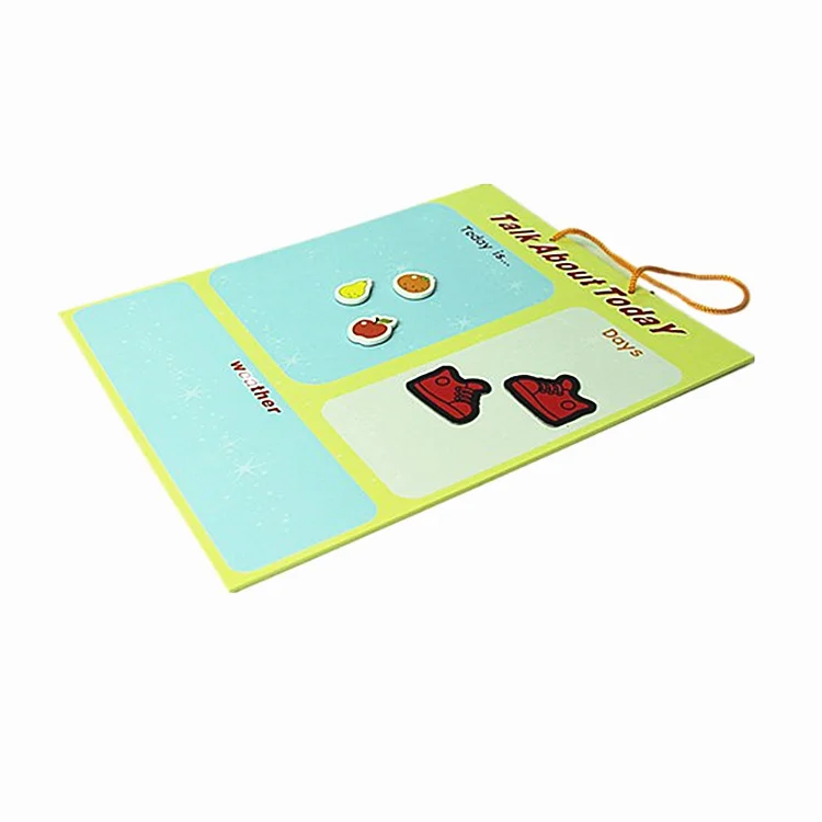 Customized Plastic Border Magnetic Whiteboard Interactive Fridage Magnet Dry Erase Lap board wall hang Whiteboard for Kids