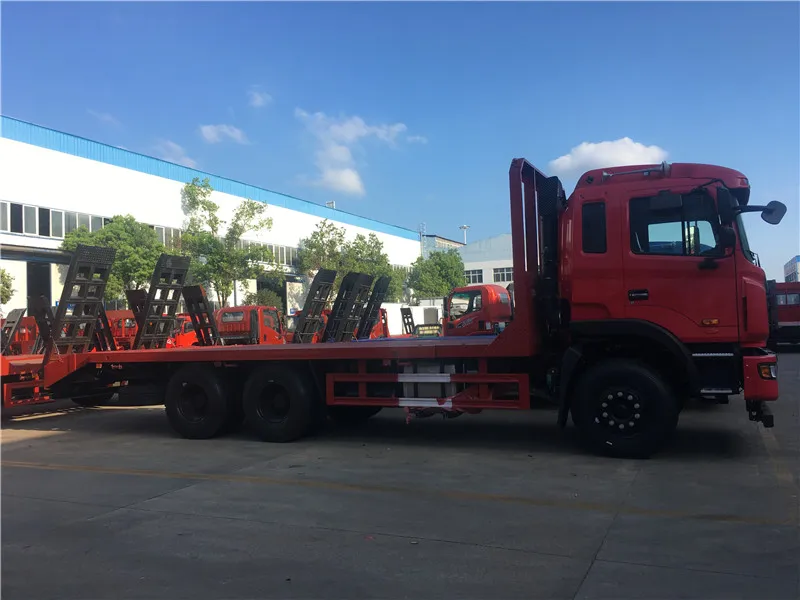 Big body JAC rear 2 axles towing tractor wrecker truck for sale