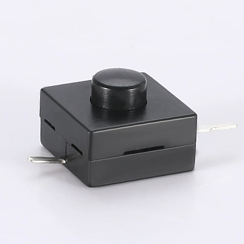 2pin двухскоростной Пользовательский переключатель факел кнопочный 12x11 9x6 3 вкл. Выкл. Фонарик