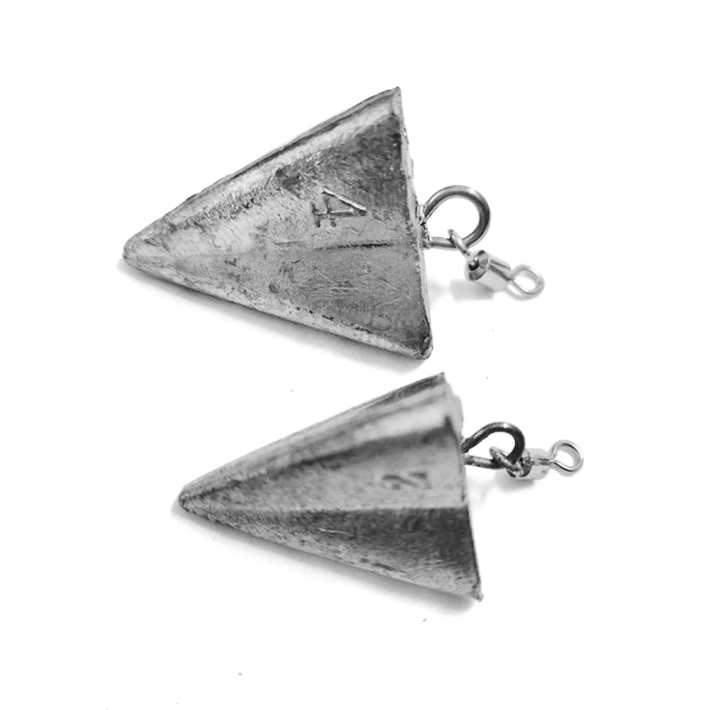 Wholesale Triangle Fishing Tackles Swivel Casting Star  Fishing Weight Sinkers Saltwater Freshwater Fishing Gear Tackle