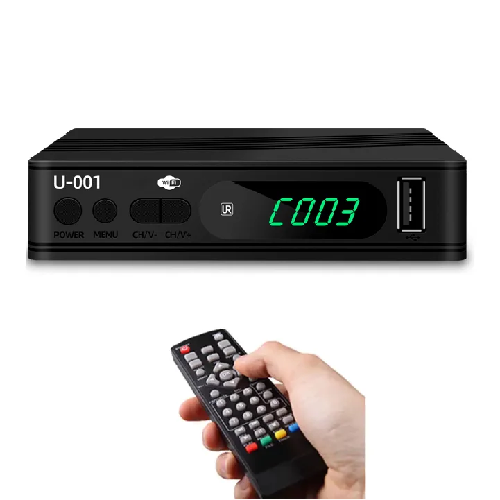 NO 1 Mini H264 DVB T2 C Free to air TV Receiver Digital tdt Set Top Box