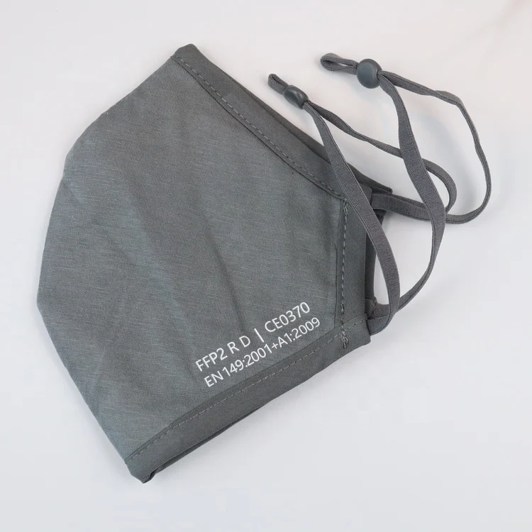 
CE 4-ply ffp2 washable reusable adjustable face mask cotton fashion mask party masks 