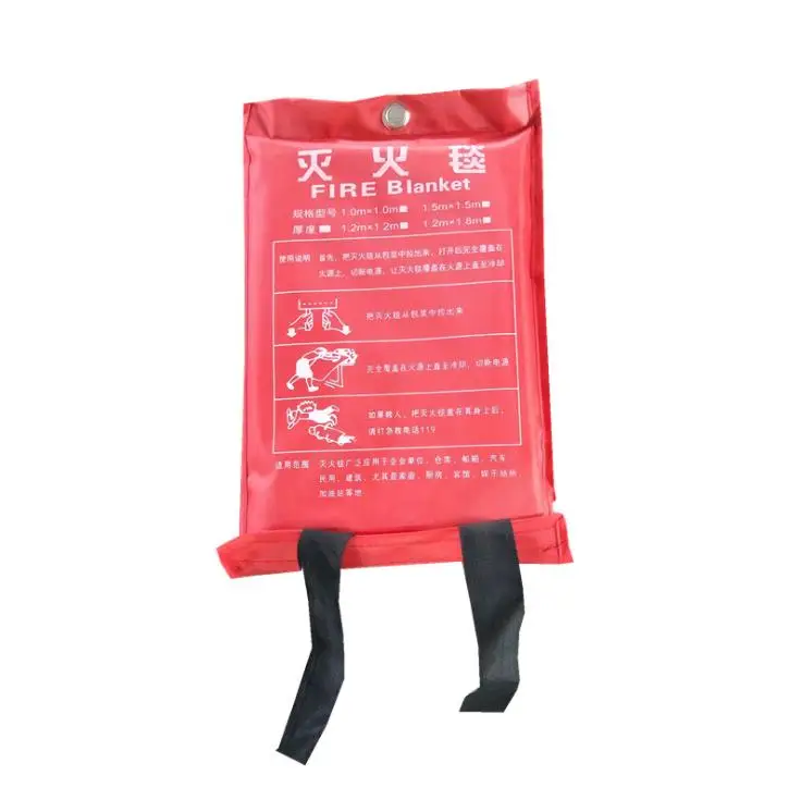 1,8 м противопожарное одеяло из стекловолокна противопожарное одеяло побег одеяло Высокая температура короткого замыкания