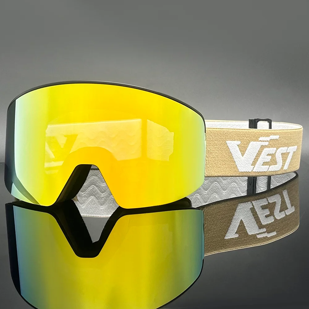 High Repurchase Rates Magnetic Ski Goggles Interchangeable Lens Anti Fog UV Protection Custom Logo Snow Snowboard Goggles