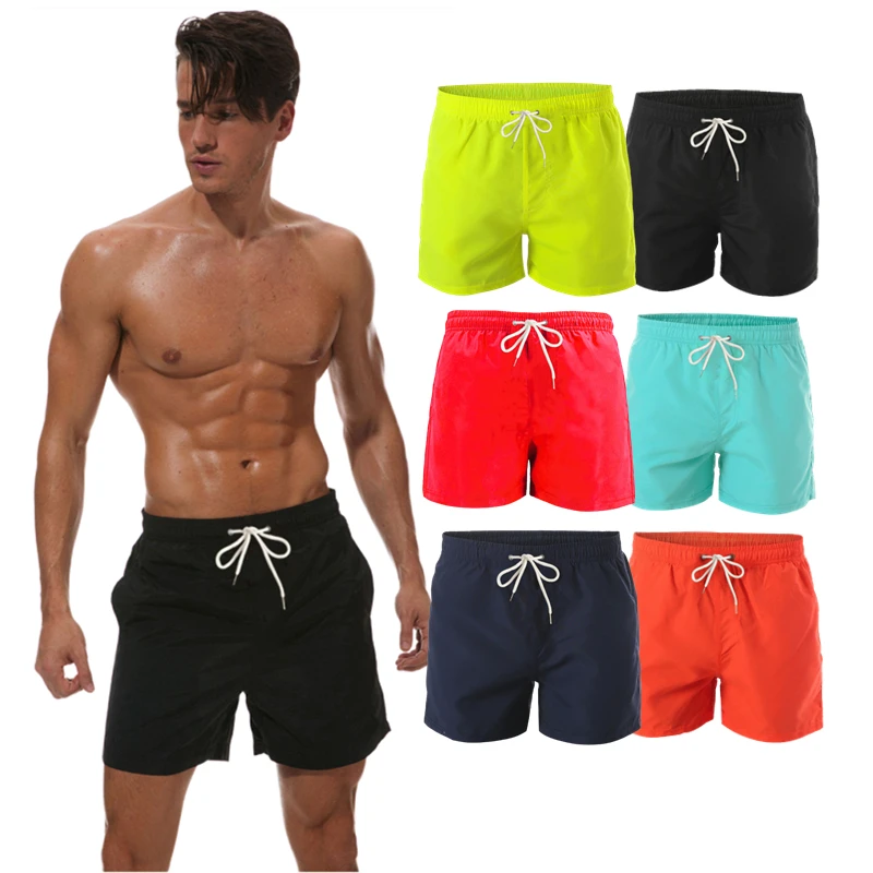 
Custom LOGO 2 in 1 quick dry Beach Men Board shorts Swimwear Swimsuits Mens Running beach Shorts 