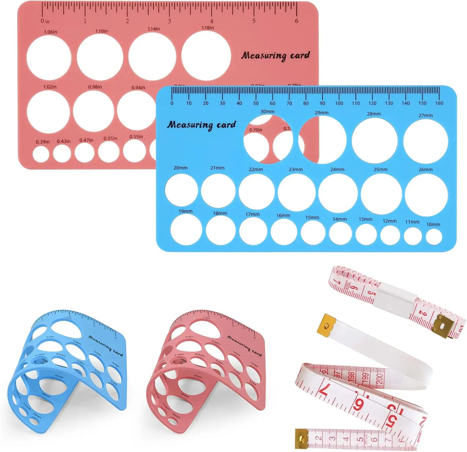 Custom shape Wholesale Breast Flange Measuring Breast Pump Sizing Tool Silicone Nipple Rulers