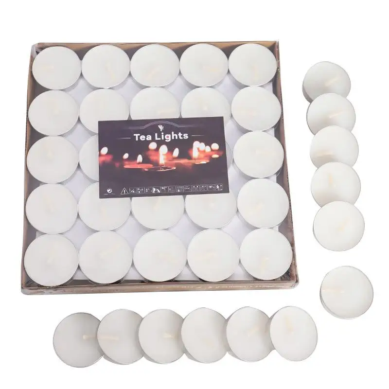 Wholesale Custom High Quality 9 Hour Burning Modern Tealight Candle Cool For Wedding Table