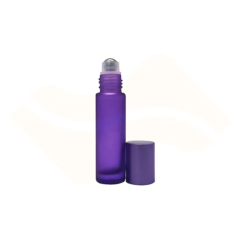 Custom Empty Colorful 10ml Cosmetic Bottle Skin Care Essential Oil Roller Bottle with Screw Cap