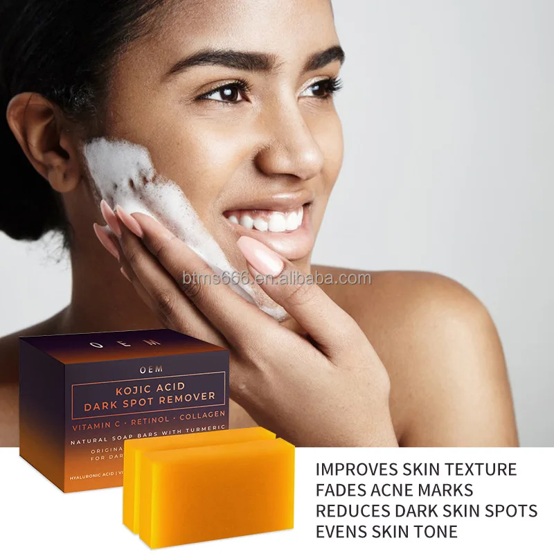 Мыло Bettermiss Kojic оптовая продажа мыло куркума витамин С ручной работы для отбеливания с мылом куркумы койевой кислоты
