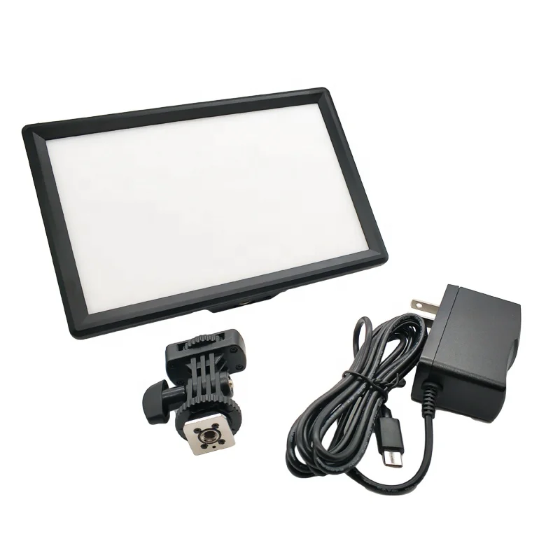 LED Camera Video Light with Adjustable Color Temperature 3200K-5500K for Canon Nikon Pentax Olympas Samsung