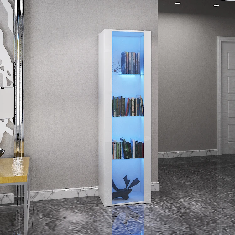 Modern Gloss Living Room Furniture TV Unit Display Cabinet Cupboard Led Lights Cabinet Sideboard Unit Cupboard