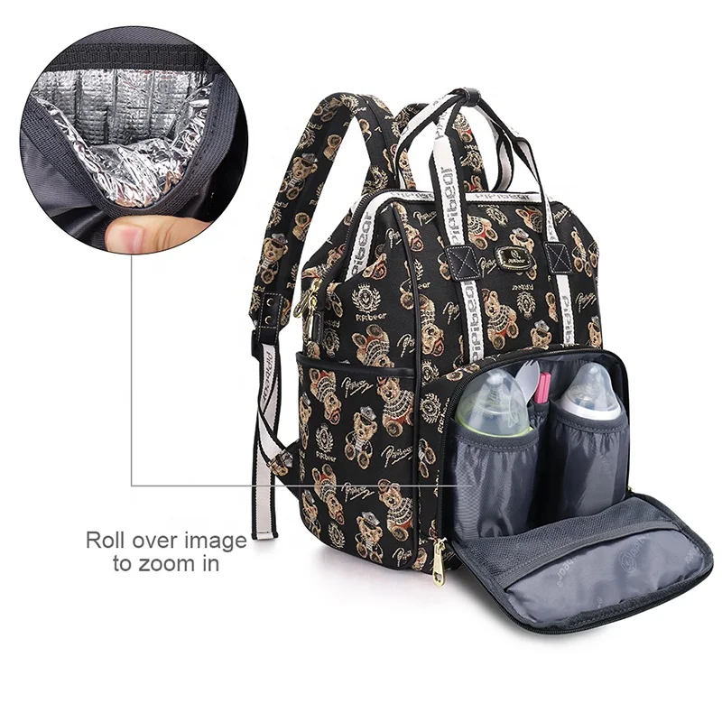 Новый цветной водонепроницаемый вместительный уличный рюкзак для мамы, сумка для подгузников для путешествий, Органайзер