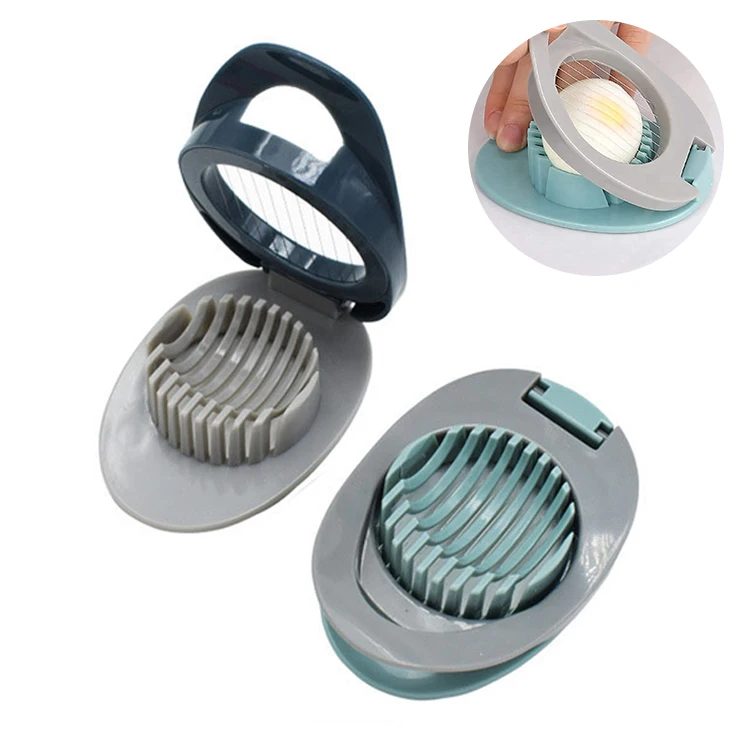 Household Cutting Tools Multi-function Divider Fancy Plastic Egg Slicers Cutter For Boiled Eggs