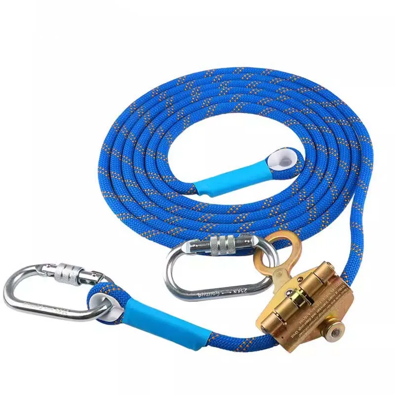 Jensan Hot Sale 10-16mm Safety Rope Self-locking Device For Mountaineering Equipment Rope Adjuster