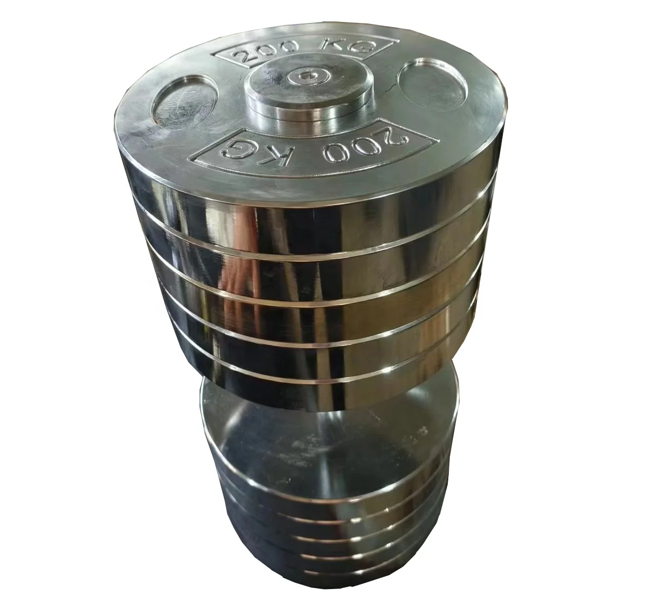 2024 KIC FITNESS Chrome Steel Dumbbell with Max Weight 200KG