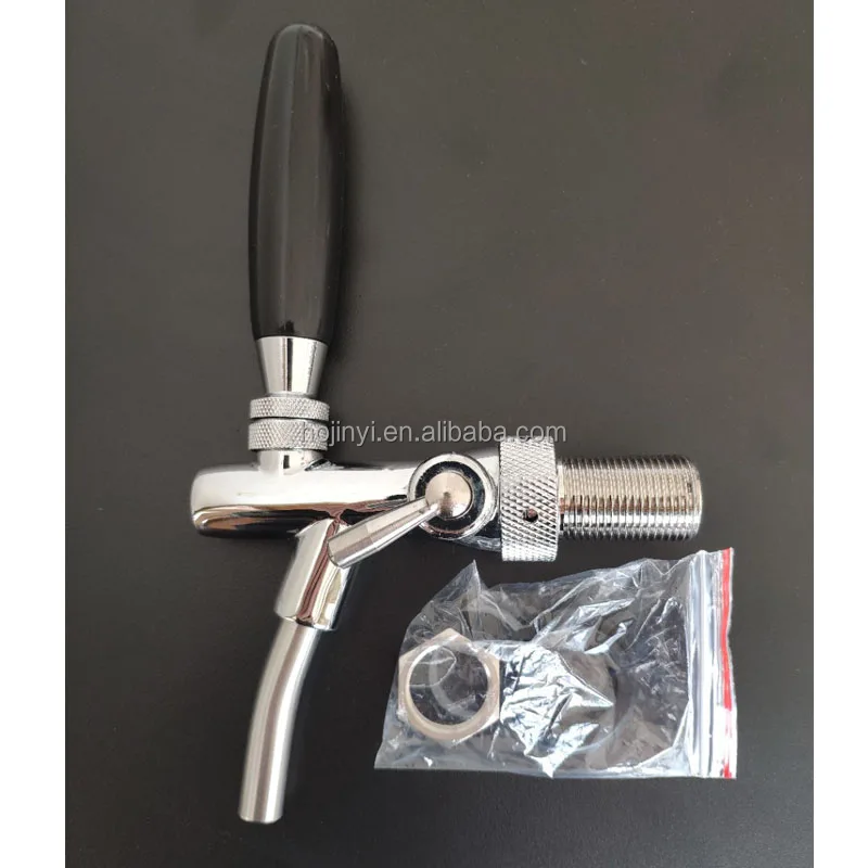 Beer Faucet Ball Lock Kit Stainless Steel Core Self-Closing Beer Tap Faucet