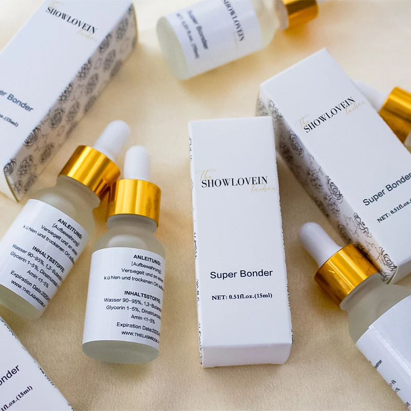 Eyelash Extension Super Bonder Custom Private Label Lash Extensions Adhesive Glue Bonder