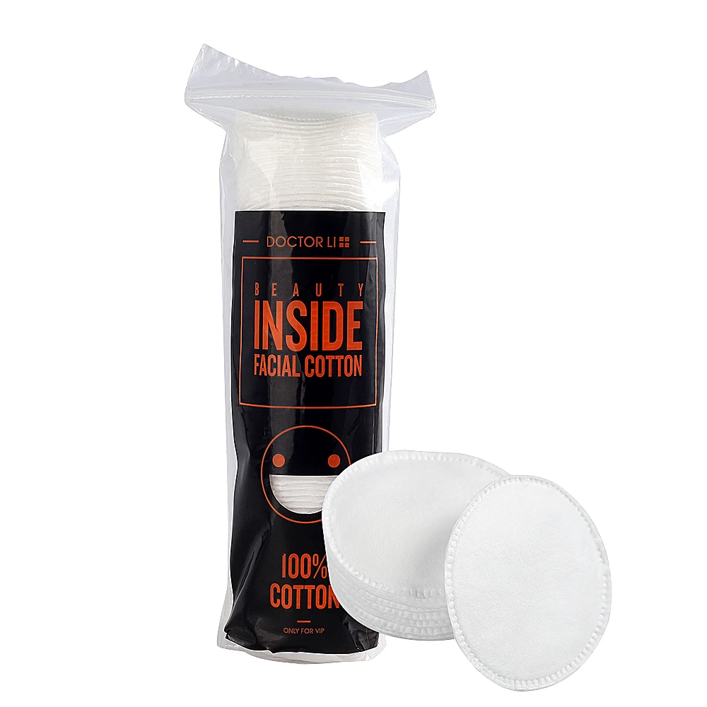 Best Quality 80PCS Round Bamboo Cotton Reusable Makeup Remover Pad Washable Facial Cleaning Pad