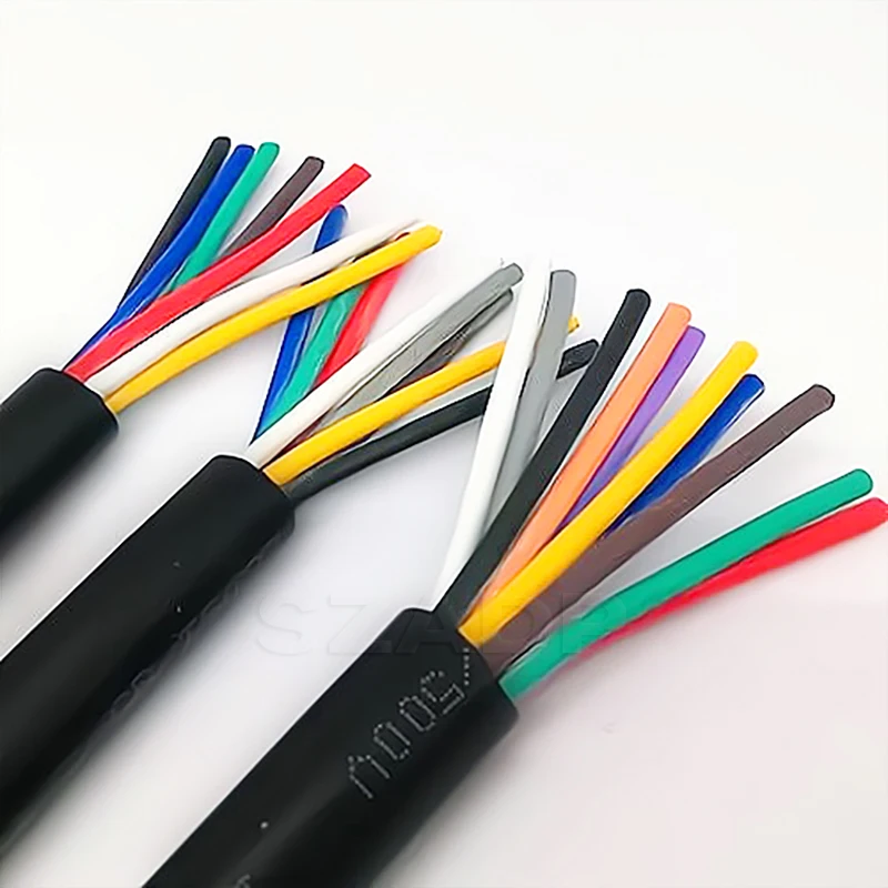 RVV Round Flexible Copper Cable 300/500V 2 core cables 1.5mm2 2.5mm2 White Electric Wire