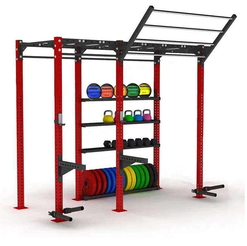 IRONHAWK Custom gym fitness multi function station pull up cross fit racks standing rig Training Rack