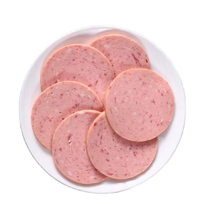 Convenient fast food Factory Cheap Price high quality canned pork luncheon meat 397g sale amazon meat dish
