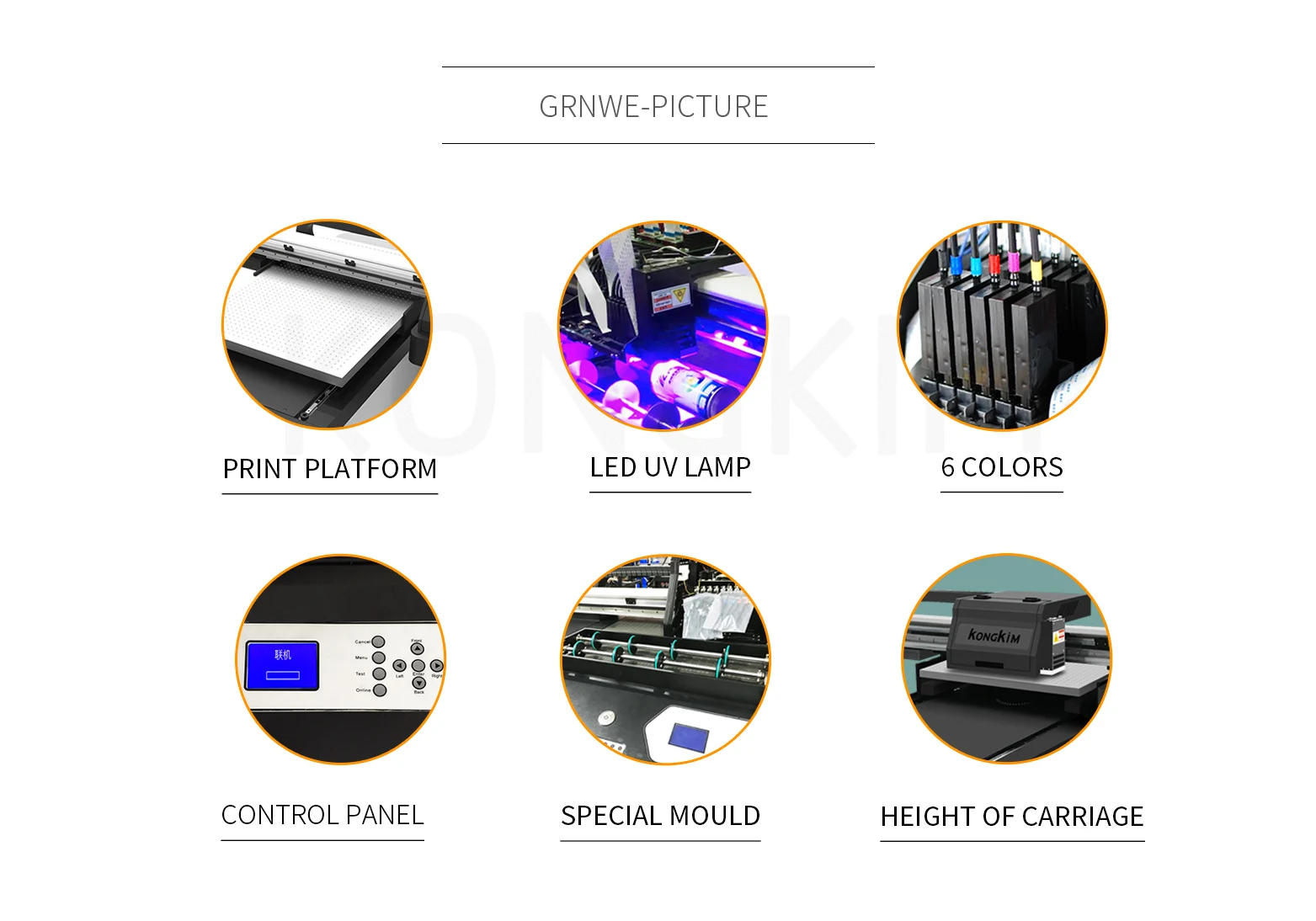 A3 Cmyk+W Colors UV Inkjet LED UV Flatbed Printer for Glass PVC Card and Ceramic with UV coating printing