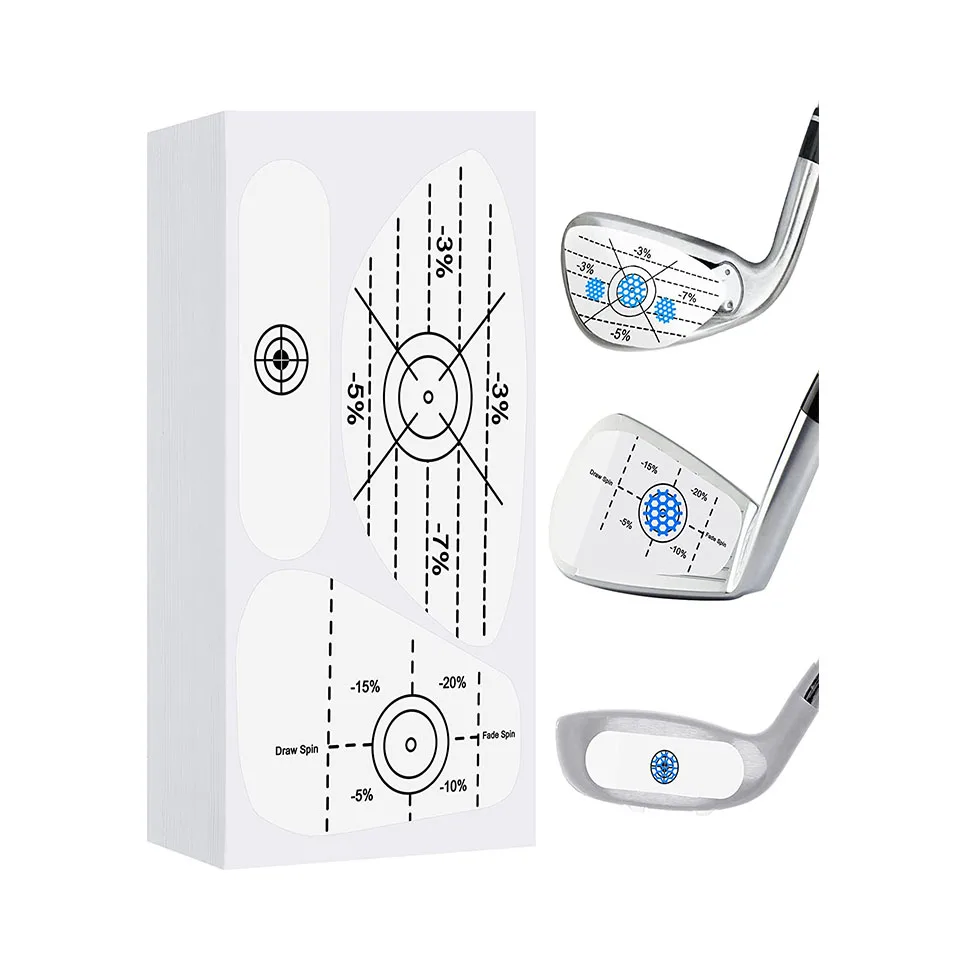 Sensitive Golf Driver Impact Tape Labels Custom waterproof labels  removable durable adhesive stickers  Label Sticker Printing
