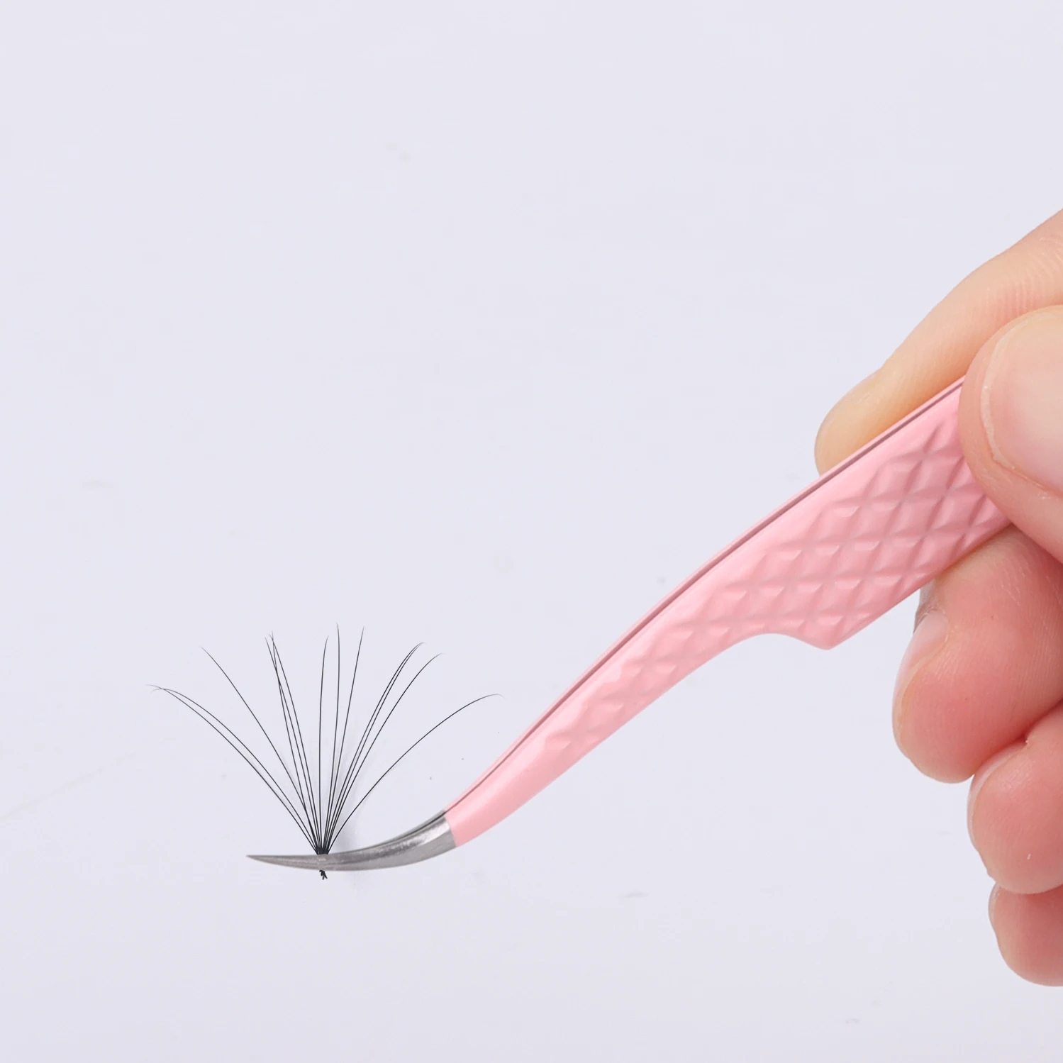 Russian Volume Stainless Steel Pointed Volume Eyelash Extension Tweezers High Quality