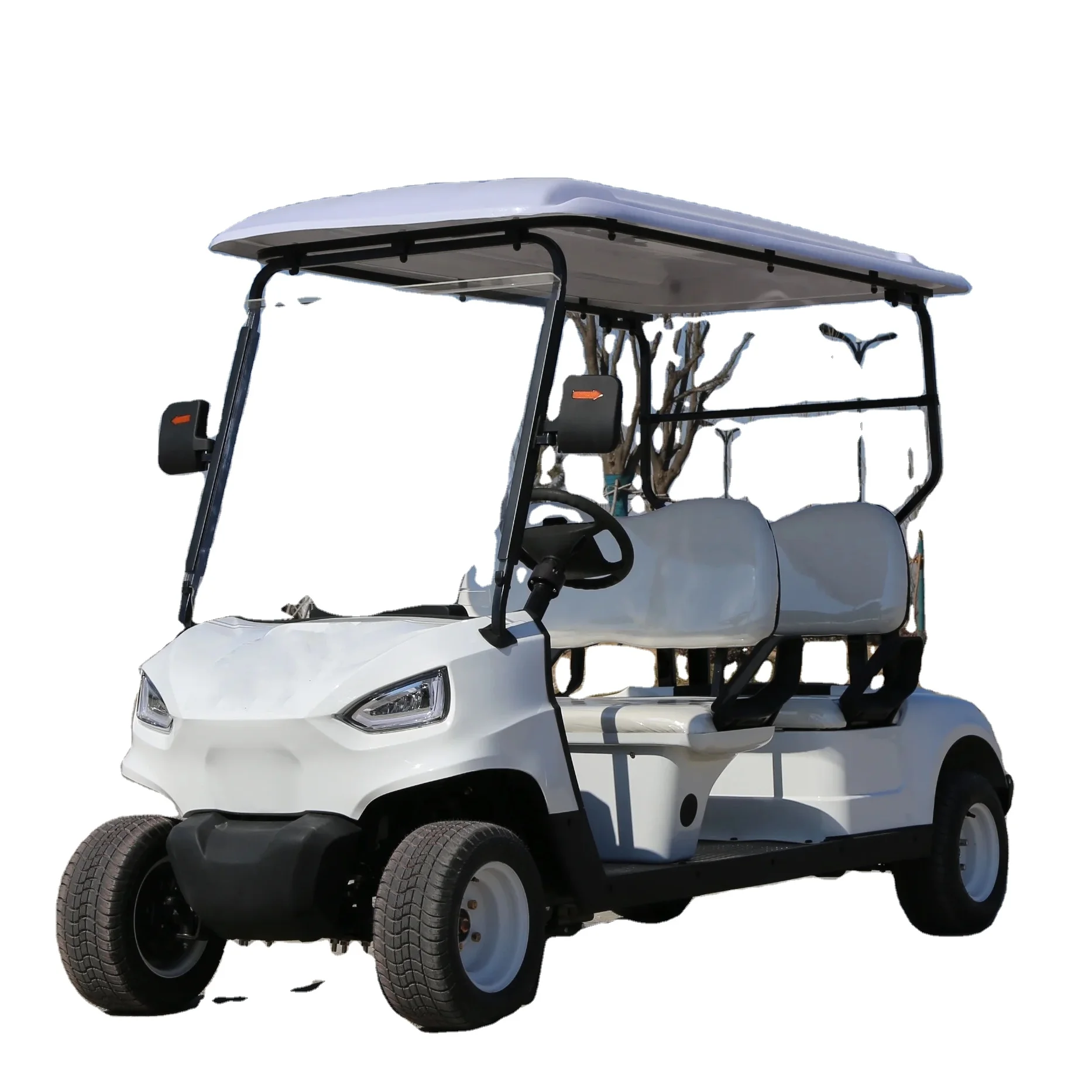 Chinese Factory Direct Sell Comfortable 4 Seats Electric Golf Sightseeing Classic Car for sale