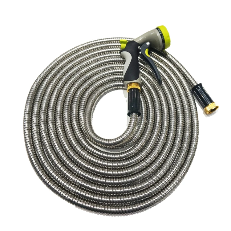 Premium quality High Pressure water hose garden stainless steel Garden Hose for car washing