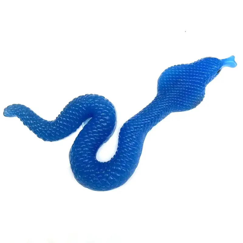 Funny hot sells scary TPR Soft and sticky snake toy