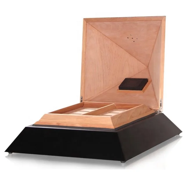 
Black Pyramid cigar storage box humidor box 