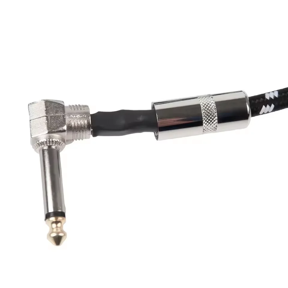 Manufacturer 6.35/6.5mm microphone cable male to male guitar cable, microphone instrument connection 6.5 audio cable