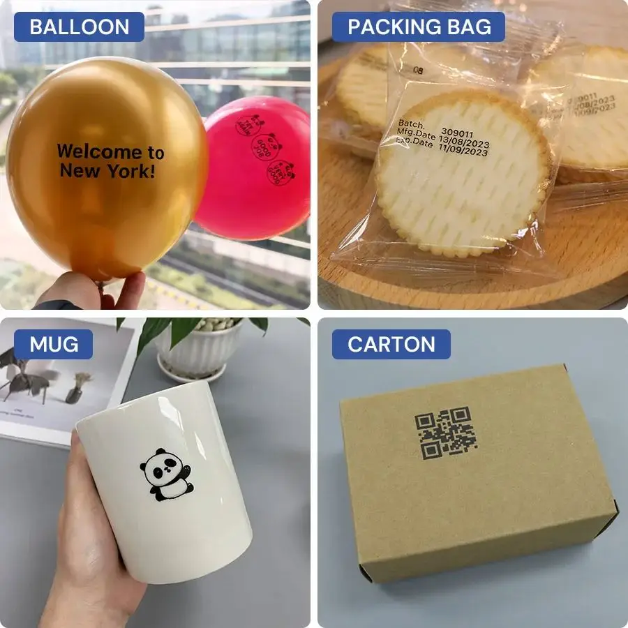 printlnd Handheld Printer - Portable Inkjet Date Coder For Carton Packaging
