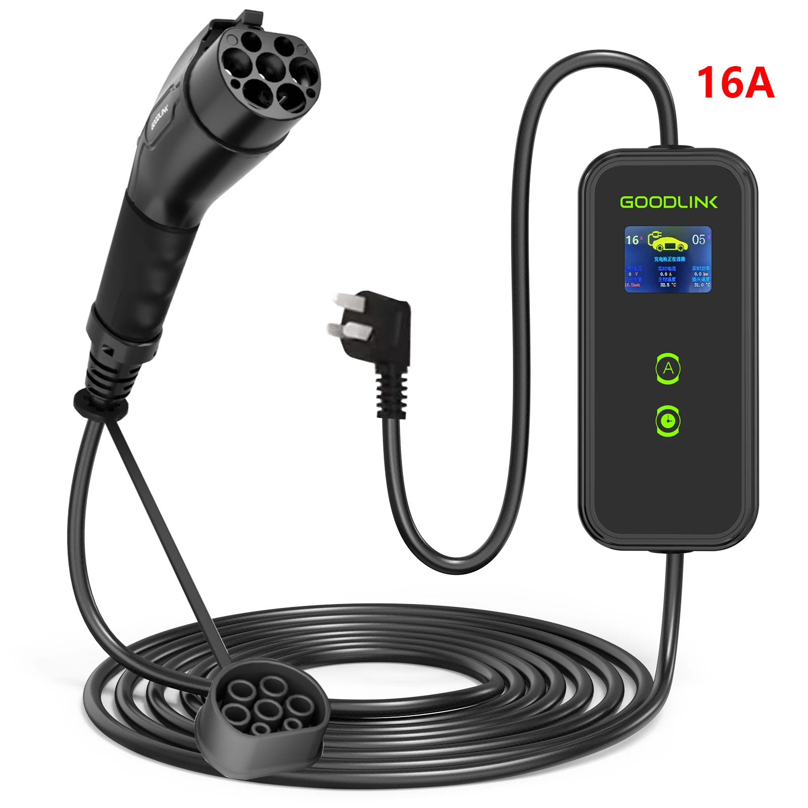 High quality 3.5 KW 16A ev charger GBT OEM AC EV Car Charger for Electric Vehicle CEE plug manufacturer price  ev charger 7kw
