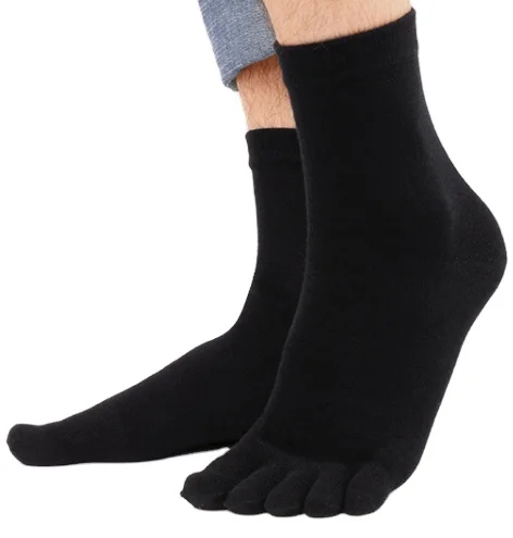 drop shipping factory price hot sell Bamboo fir five toes  sock made by soft comfortable cotton and deodor for health