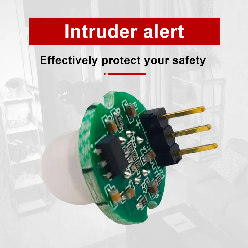 Mini Detector Module Pyroelectric Infrared PIR Sensory Switch Bracket Motion Sensor