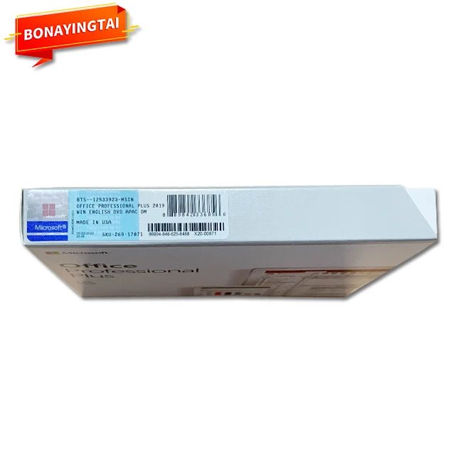 DVD-плеер Office 2019 Professional Plus / Pro на английском языке полный пакет онлайн Активация 12