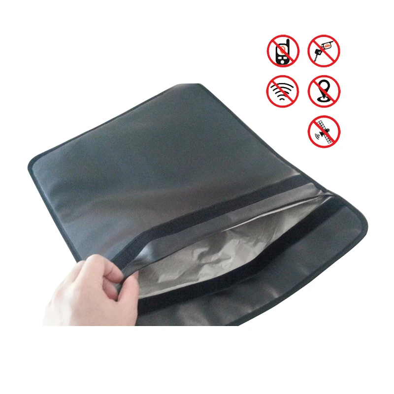 RFID Signal Blocking Bag Shielding Pouch Case for Mobile Phone, Key, Ipad, Bank Card, Laptop