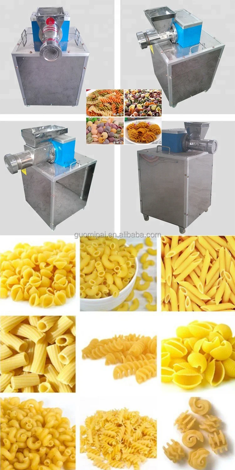 Small pasta making automatic frying snacks pellets corn flour snack extruder machine