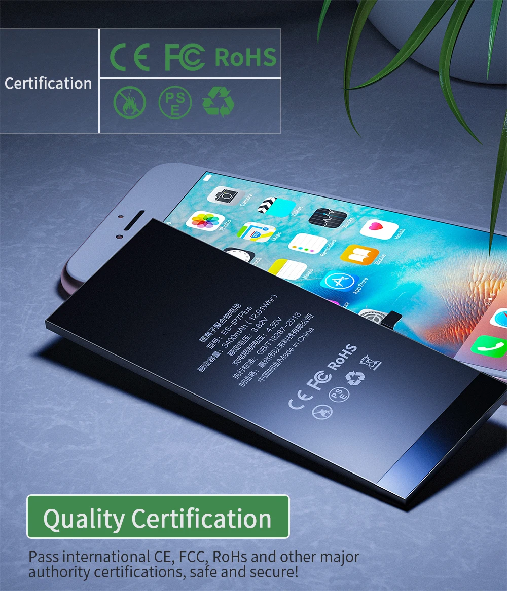 
1624mAh original capacity battery for iphone SE moblie phone battery manufacturer wholesale 