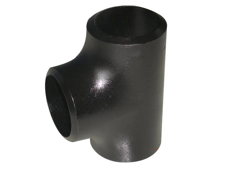 1/2 Inch To 42 Inch Sch40 API 5L X42 X65 X70 Carbon Steel Seamless Butt Welding Equal Tee Ansi B16.9 S Reducing Tee