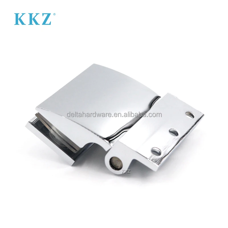 KKZ Manufacture Small Shower Doors Glass To Wall Installation Adjustable Angle Folding Inelastic Pivot Hinge
