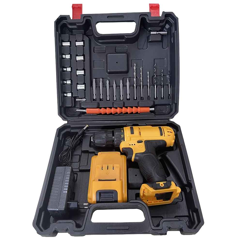 Good Quality Li-ion rechargeable battery power tools hand drill machine electric cordless drill power drills