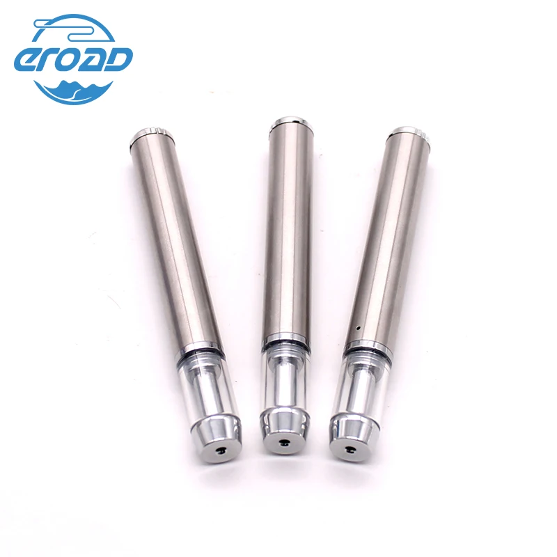 Hot new products CBD vape pen glass tip ceramic vape with 350mah buttonless battery