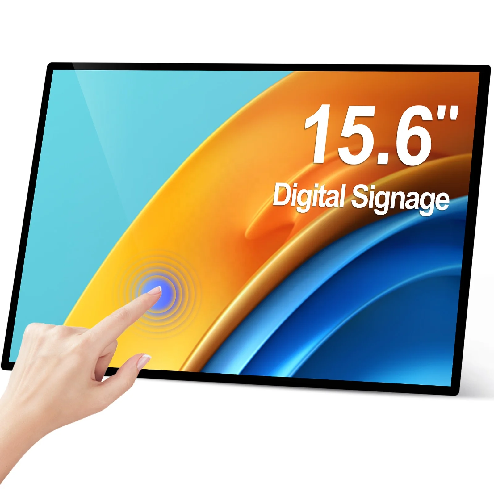 15.6 inch Wall Mounted/Desktop Digital Signage Tablet Android 11.0 System Capacitive Touch Screen  5G WiFi 7*24 hours Display